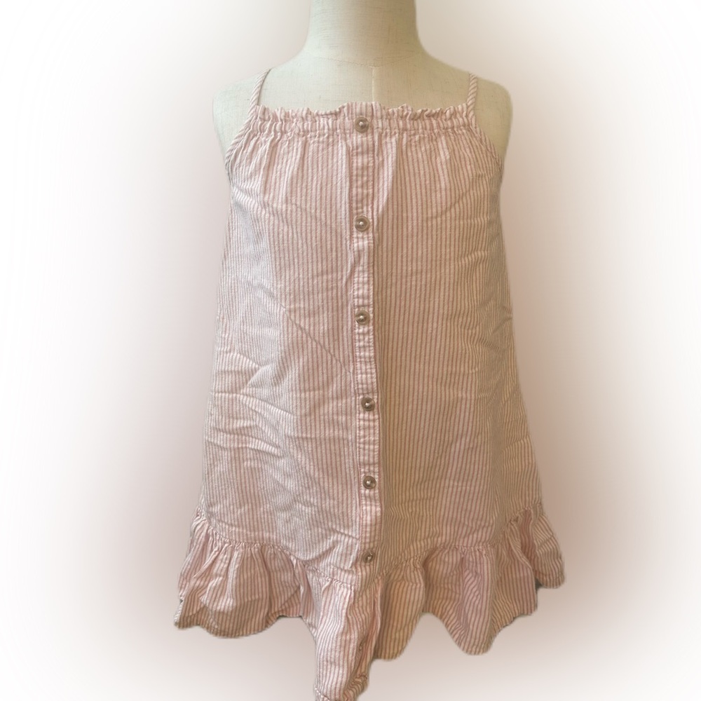 Old Navy Pink Striped Casual Dress